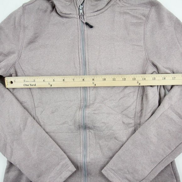 Crivit Mens Full Zip Jacket Gray Heather Warm Training Mock Neck Size Small - Picture 4 of 9